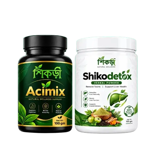 Acimix + Shikodetox Herbal Combo Pack | Natural Digestive & Liver Wellness Support